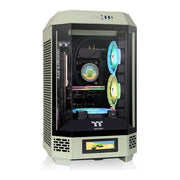 Thermaltake WTH250MATCHAGREEN The Tower 250 Mini Tower con Finestra Laterale e Filtri Anti-polvere colore Verde