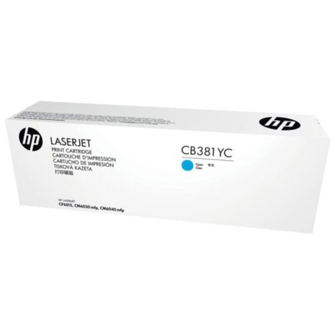 Hp Color Laserjet Cb381a Cyan Print