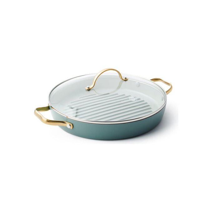 GreenPan CC002483-001 Padova Padella per saute' con rivestimento antiaderente in ceramica 28 cm colore Blu cielo