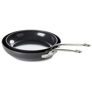 GreenPan CC005335-001 Barcelona Pro Set di padelle 20+28cm con rivestimento ceramico Thermolon Infinity antiaderente senza PFAS colore Nero