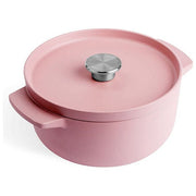 KitchenAid CC007430-001 Casseruola in Ghisa Smaltata Dried Rose 22 cm 3.3 L Forno Fino a 260°C colore Dried Rose