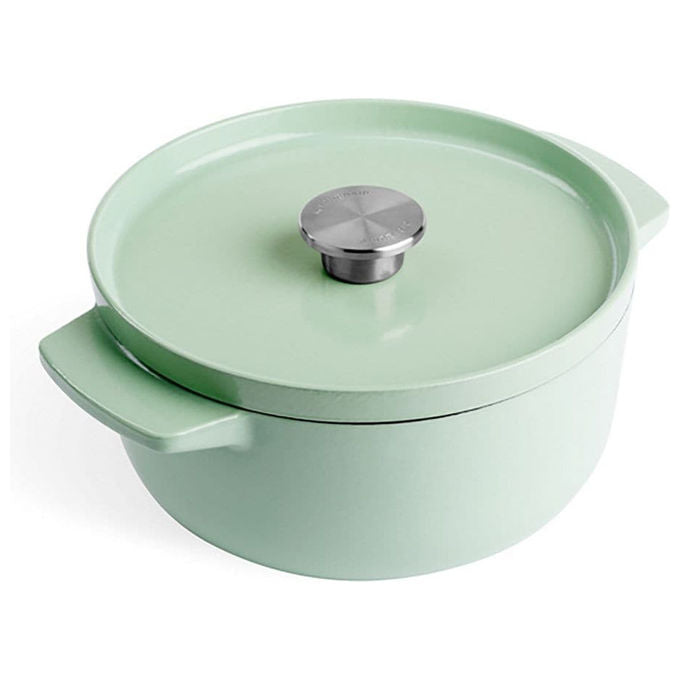 KitchenAid CC007433-001 Pentola in Ghisa 3.3 L Emaillierta Gusseisen Induzione Bis 260°C colore Pistachio