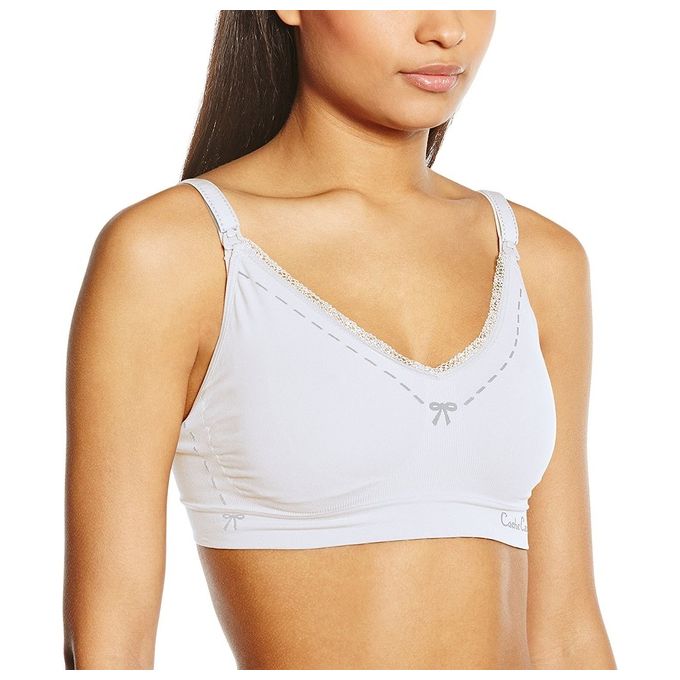 Cache Coeur Illusion – Reggiseno Allattamento Senza Cuciture, Morbido e Traspirante, Colore Ivory, Taglia S
