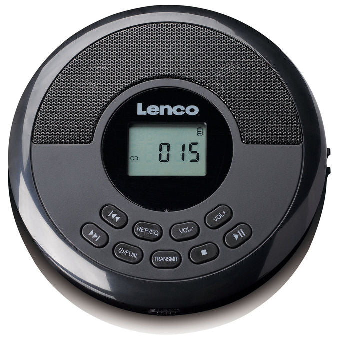 Lenco CD-340BK Lettore CD portatile con Bluetooth 5.0 e altoparlanti integrati colore Nero