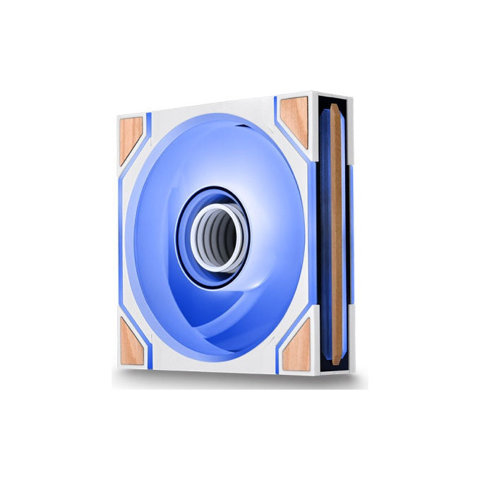 Thermaltake CL-F252-PL12SW-A SWAFAN 120 EX INFINITY Ventola PC 120 mm ARGB Sync MagForce 2.0 Doppi Infinity Mirror Pale Intercambiabili 2000 rpm colore Bianco