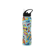 Steel Bottles Comic Most Bottiglia Termica in Acciaio Inox 500ml Chiusura Ermetica Borraccia Portatile