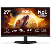 AOC CQ27G42FE Monitor Gaming Curvo 27'' WQHD 2560x1440 Pannello VA Adaptive Sync HDR10 colore Nero