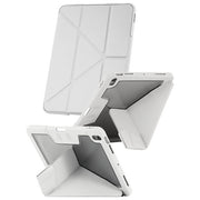 PanzerGlass CR37876 CARE Essential Cover per iPad Air 11 (2024-2026) con Design Origami 4-in-1 Angoli Rinforzati Chiusura Magnetica colore Light Grey