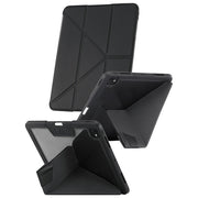 PanzerGlass CARE by Essential Case Custodia TPU Design Origami 4-in-1 Supporto Apple Pencil Chiusura Magnetica colore Nero
