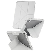 PanzerGlass CR90069 CARE by PanzerGlass Custodia 4-in-1 con Supporto Apple Pencil e Protezione Angolare Rinforzata colore Grigio chiaro