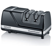 Graef CX110DE CX 110 Affilacoltelli elettrico 2 fasi dischi diamantati 15° colore Nero
