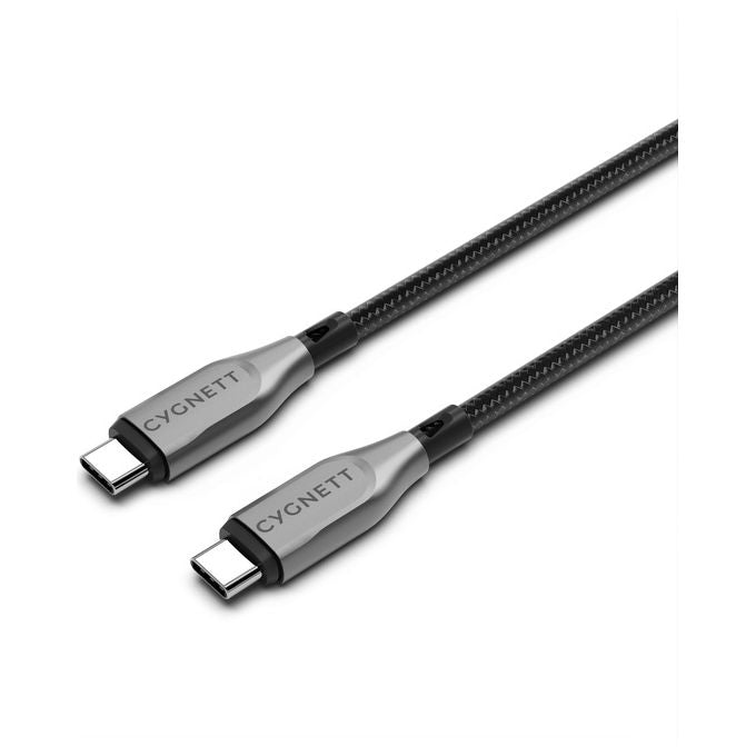 Cygnett Cavo Armato da USB-C a USB-C Nero 3mt