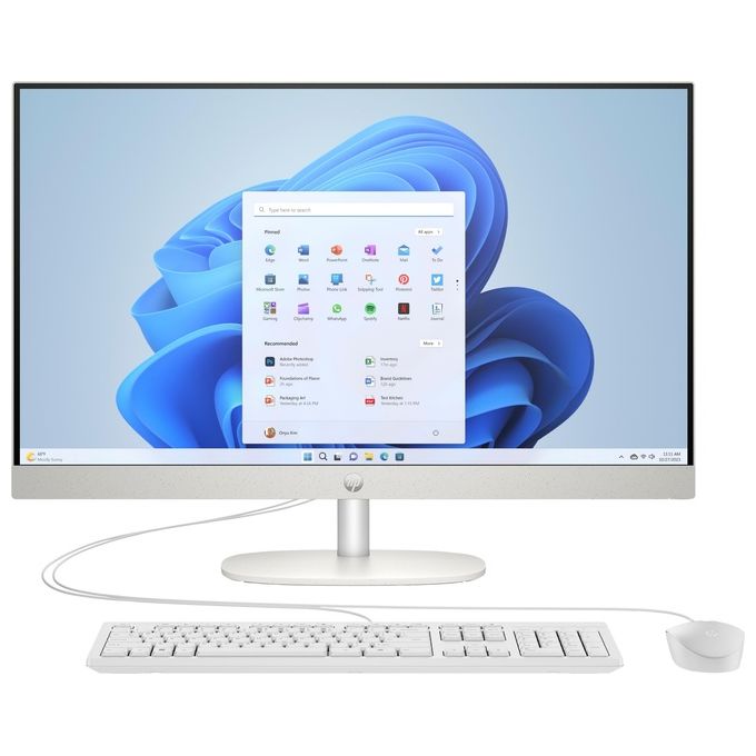 HP CQ52156 27-cr1013nl PC All-in-One Full HD 27'' 16 GB DDR5 512 GB SSD Intel Core Ultra 5 Windows 11 colore Bianco