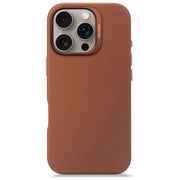 Decoded D25IPO16PBC1TN Leather Case Cover per iPhone 16 Pro in pelle pieno fiore compatibile MagSafe resistente agli urti colore Marrone