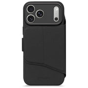 Decoded D26IPO17PMDW3TSPK Custodia a Borsellino per iPhone 16 Pro Max con Porta Carte 3 Posti Compatibile MagSafe Carica Wireless Silicone Microfibra colore Nero