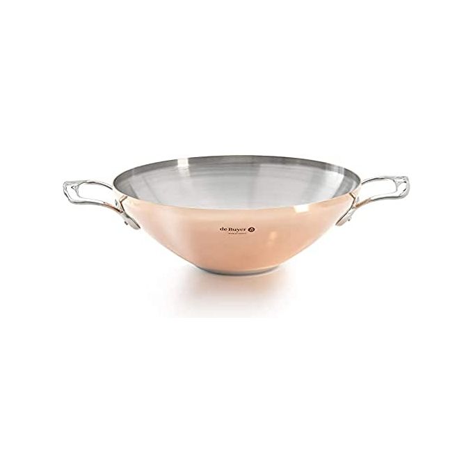 De Buyer Prima Matera Wok rame-inox con 2 manici induzione