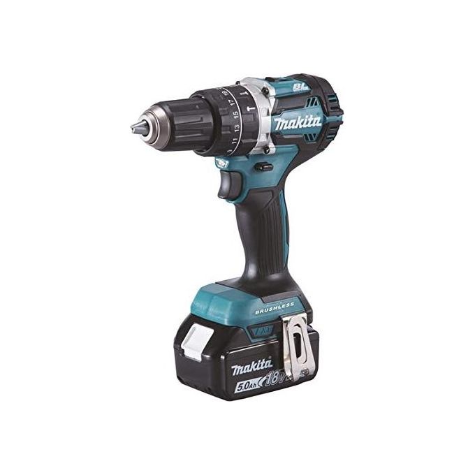 Makita Dhp484Rt3J Trapano Avvitatore A Percussione 18V 13 Mm - 60 Nm - Bl