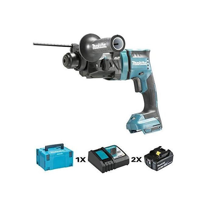 Makita Dhr182Rtj Tassellatore 18V Sds-Plus 18 Mm Bl - 3 Funzioni