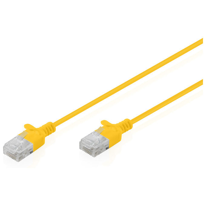 Digitus DK-1618-010S-Y Cavo LAN Cat 6 1 Gbit-s U-UTP AWG 32-7 PoE+ LSZH colore Giallo