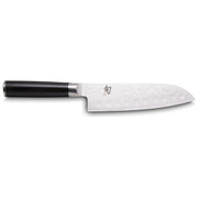Kai DM-0718 Shun Classic Coltello Santoku Lama 18 cm Acciaio Damasco Manico Legno di Pakka colore Nero
