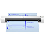 Brother DS-640E Scanner Portatile A4 600x600 DPI 15 ppm USB 3.2 Type-C colore Nero Bianco