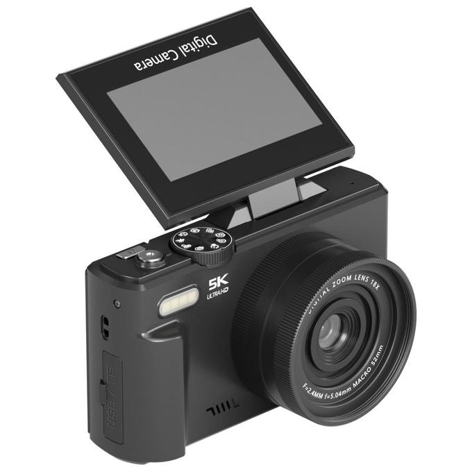Denver DWC-8475B Fotocamera Digitale 16 MP CMOS Wi-Fi Display 3 pollici 5K colore Nero