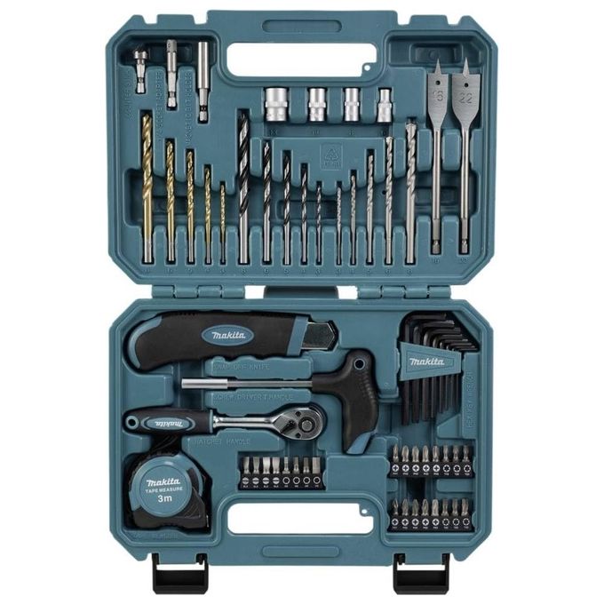 Makita E-15095 Set di Utensili Manuali e Punte da 60 Pezzi