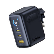 Baseus PICOAE21 PicoGo Caricabatterie 100W Tecnologia GaN 3 Porte 2x USB-C 1x USB-A colore Nero