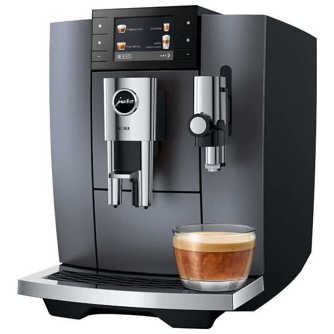 Jura E10 ONYX GREY (EA) Macchina da caffe' Automatica Capacita' serbatoio 1,9 L Funzione Cold Brew e Light Brew colore Onyx Grey