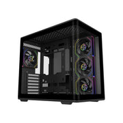 Cooler Master E600-KGNN-S01 Elite 600 Case Tower ATX Fattore di Forma Esteso 7 Slot Espansione Vetro Temperato Nero Trasparente