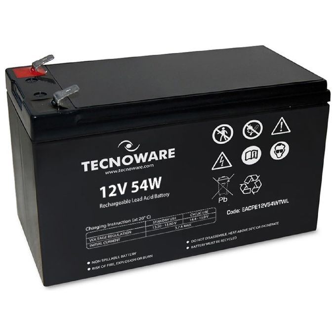 Tecnoware Power Battery Tecnoware 12v 54W 11ah Faston 6.3mm Long Life