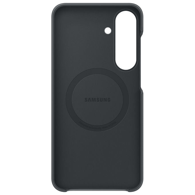 Samsung EF-ES741CBEGWW Silicone Magnet Case per Galaxy S26 FE con magnete integrato per ricarica wireless facile da applicare colore Nero