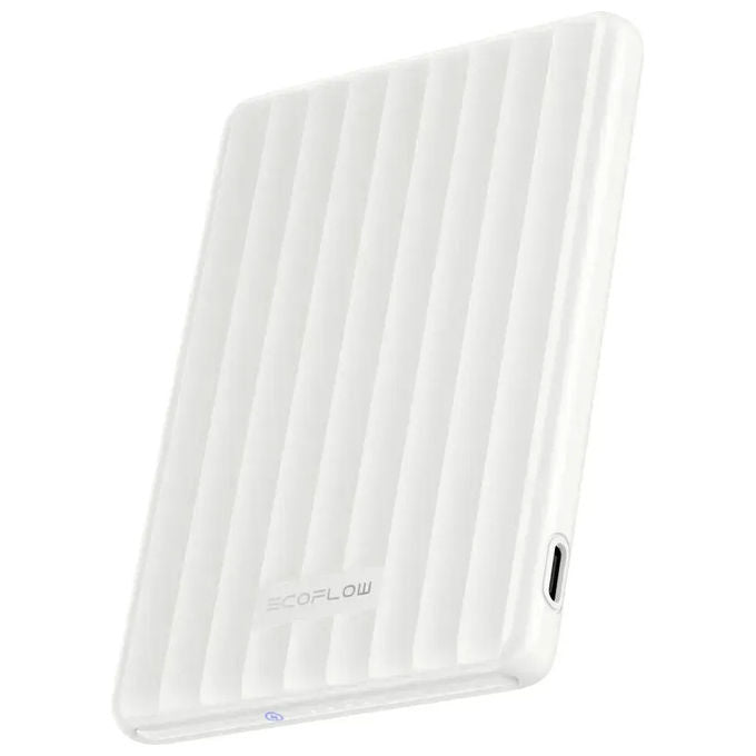 EcoFlow EF-RAPIDQI1-5K-W-EU RAPID Mag Powerbank Batteria Portatile 5000 mAh 20 W Magnetico Wireless Qi 7,5 W colore Bianco
