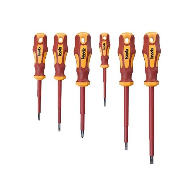 Kwb Set Cacciaviti Isolati X Elettricista 6 Pz Vde