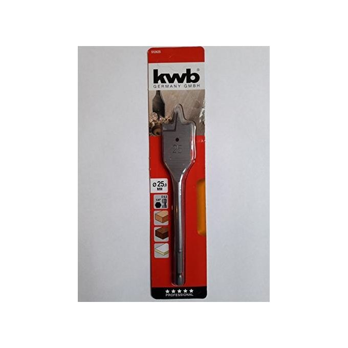 Kwb Punta Mecchia A Testa Piatta D.25 Mm
