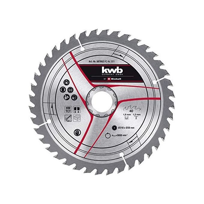 Kwb Lama Legno D.210X30 Mm - 40 Denti