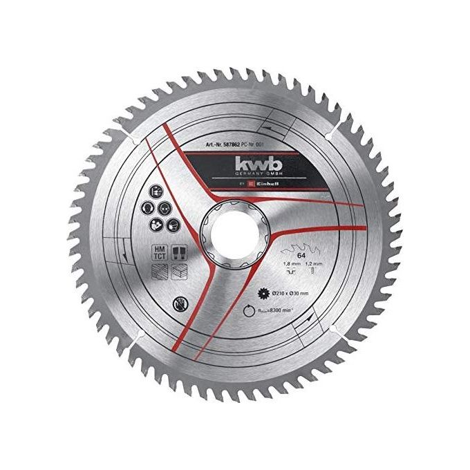 Kwb Lama Legno D.210X30 Mm - 64 Denti