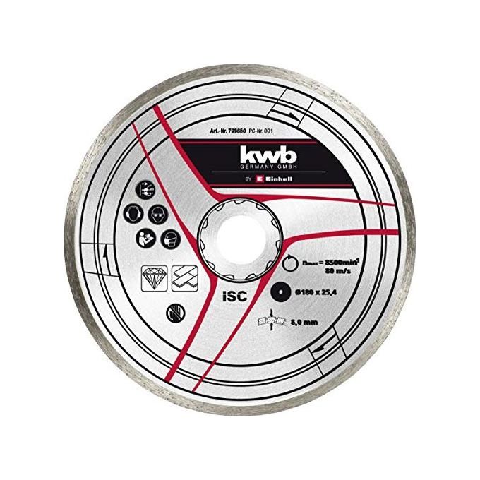 Kwb Disco Diamantato Continuo D.180X25,4 Mm
