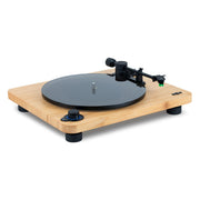 Marley EM-JT010-SB Stir It Up Lux Giradischi Bluetooth 33 45 RPM Stilo ellittico colore Bamboo