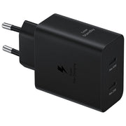 Samsung EP-T5020XBEGEU Caricabatteria Super Fast Charging 50W con Doppia Porta USB-C e Cavo USB-C to USB-C 1,8 m colore Nero