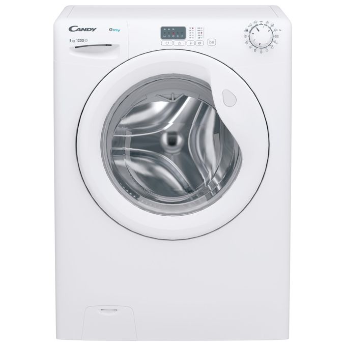 Candy EY281DW4-1-S Lavatrice Caricamento Frontale 8 Kg 1200 rpm Classe B Partenza Differita Protezione Bambini (60x47x85 cm) colore Bianco