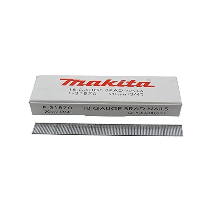 Makita Chiodi Groppini 1.2x20mm F-31870 5000 Pezzi