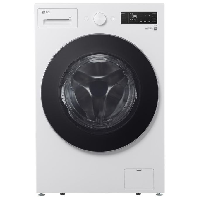 LG F0NT116TWC Next AI DD Lavatrice 16 Kg 1000 rpm Classe A Wi-Fi TurboWash 360 Vapore Steam (65x95x78 cm) colore Bianco
