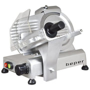 Beper 8002195223051 Affettatrice Elettrica 132 W Diametro Lama 19,5 cm Spessore Taglio 0-15 mm colore Alluminio