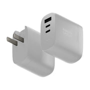 Native Union FAST-PD67-WHT-2CA Fast Gan Charger Pd 67W Caricatore con 2 Porte USB-C e 1 USB-A 67 W Bianco