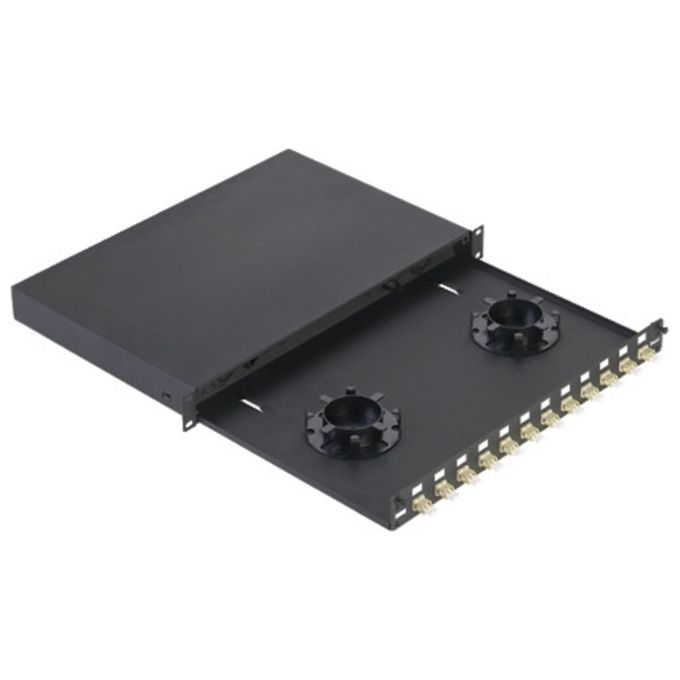 Panduit Cass.FO 1U con 24 Lcd Sm Nero