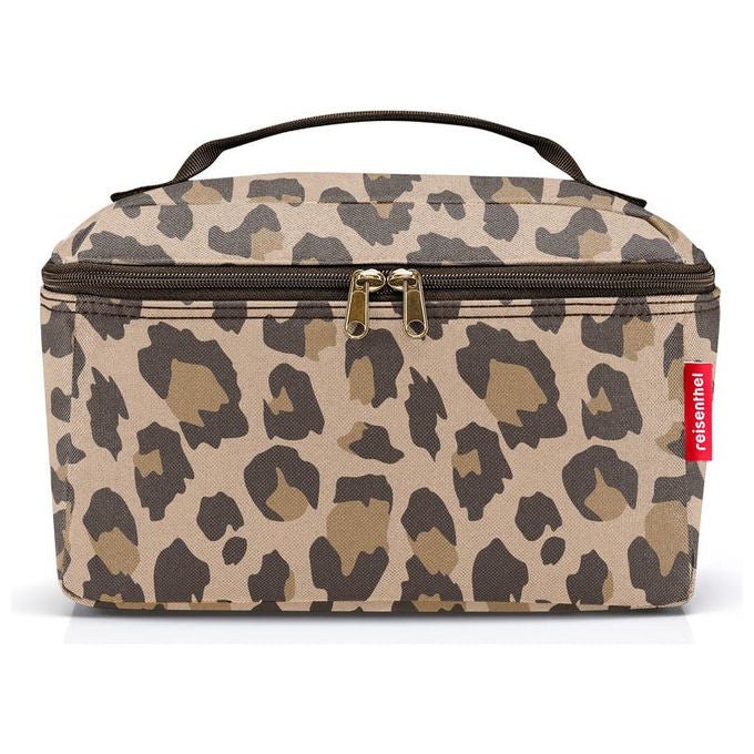 Reisenthel FF6048 Beautycase Necessaire impermeabile in poliestere riciclato con tasca interna in rete colore Leo Macchiato