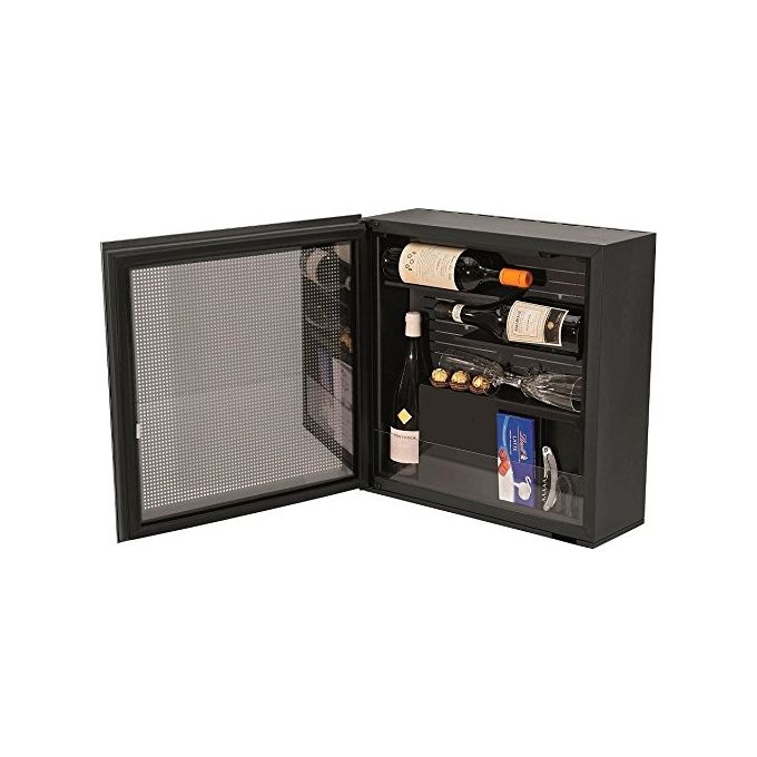 Indel FLYINGBAR Mini Frigo Bar Frigorifero Piccolo Capacita' 20 Litri Classe energetica F Tecnologia Compressore finitura Porta in Vetro