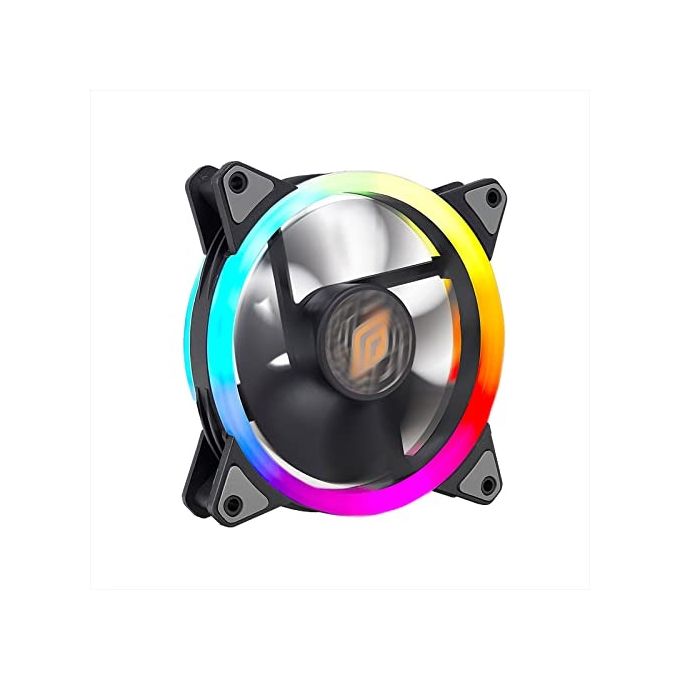 Noua Lips Ventola 16 LED Dual Halo RGB Rainbow da 120mm