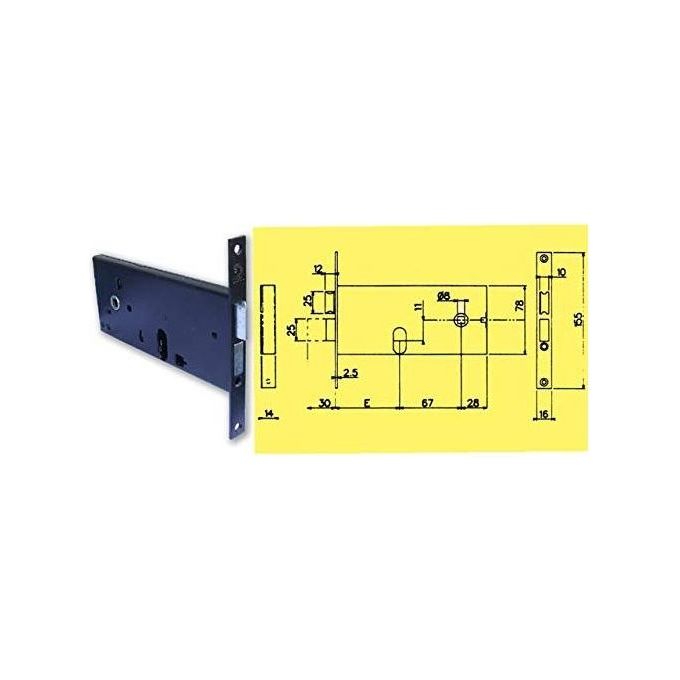 Serratura Yale Infilare 70 Y8600270080